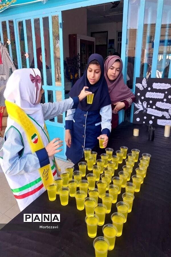 برپایی موکب دانش‌آموزی به‌مناسبت آخرین روز ماه صفر