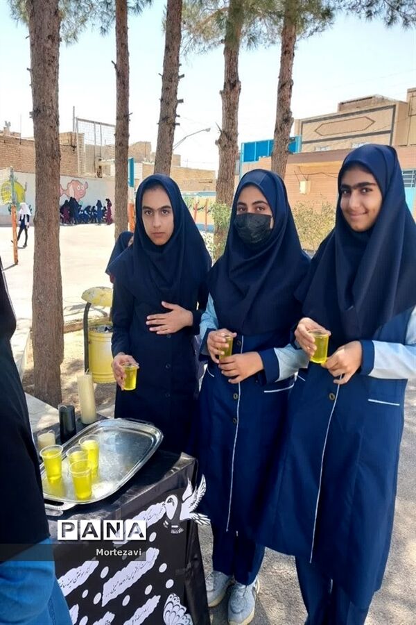 برپایی موکب دانش‌آموزی به‌مناسبت آخرین روز ماه صفر