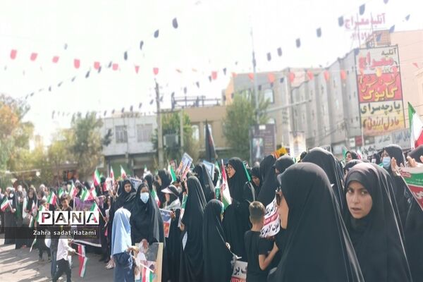 تجمع دختران و مادران انقلاب اسلامی در شهرستان پاکدشت