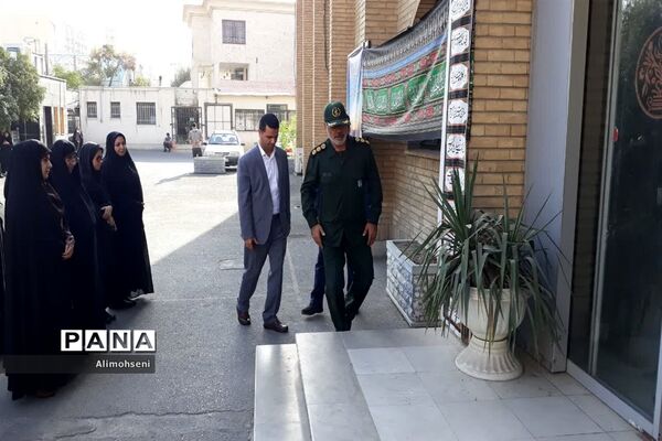 مراسم صبحگاه کادر اداری آموزش و پرورش ناحیه دو شهرری