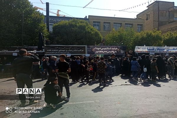 پیاده‌روی زائران امام رضا (ع) به سمت حرم مطهر رضوی