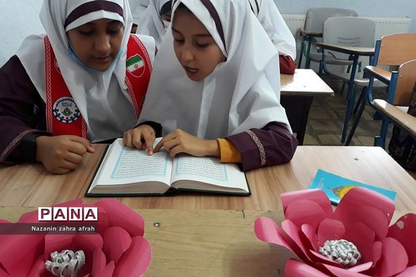 برگزاری طرح ۱۴  ختم قرآن کریم در دبستان حضرت زهرا(س) رودهن