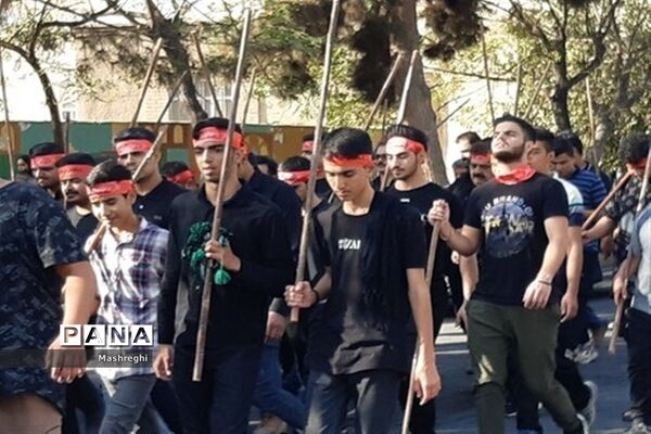 کاروان پیاده وارثان حماسه خونین اردهال رهسپار مشهد اردهال کاشان شد