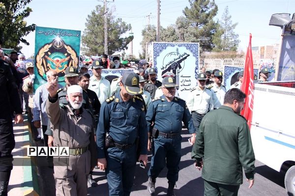 راهپیمایی مردم تربت‌جام در محکومیت تحرکات اغتشاشگران