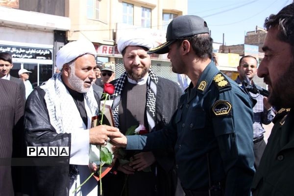راهپیمایی مردم تربت‌جام در محکومیت تحرکات اغتشاشگران