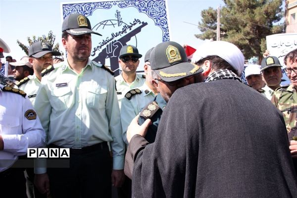 راهپیمایی مردم تربت‌جام در محکومیت تحرکات اغتشاشگران