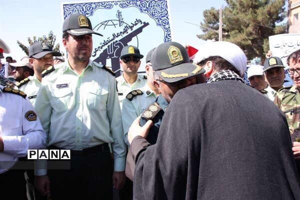 راهپیمایی مردم تربت‌جام در محکومیت تحرکات اغتشاشگران