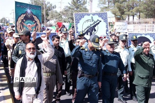 راهپیمایی مردم تربت‌جام در محکومیت تحرکات اغتشاشگران