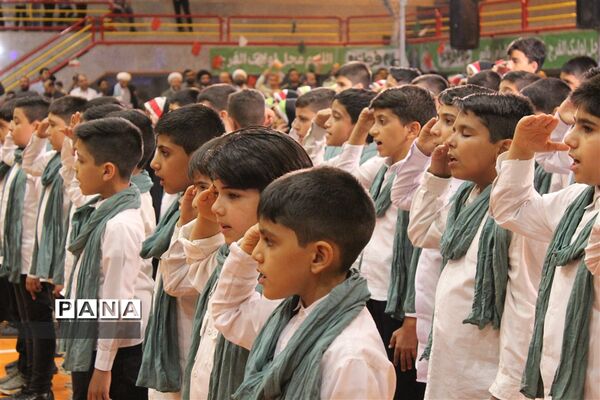 اجتماع بزرگ نسل غیور در پی محکومیت اهانت به مقدسات و اقدامات هنجار شکنانه آشوبگران در برخوار/ اصفهان