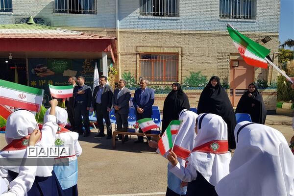 مراسم مهر عاطفه‌ها در مدارس ناحیه ۶ مشهد