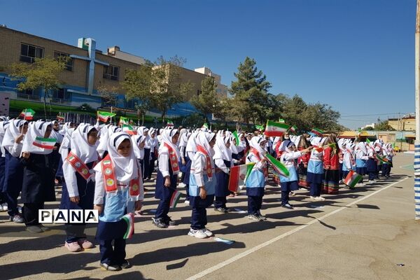 مراسم مهر عاطفه‌ها در مدارس ناحیه ۶ مشهد