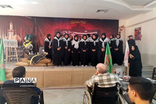 مراسم بزرگداشت هفته دفاع مقدس در هنرستان کاردانش فرزانه جرقویه سفلی