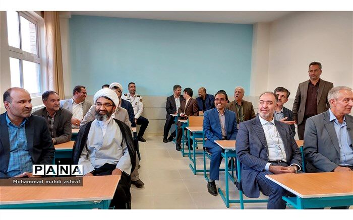 افتتاح مدرسه خیرساز مهر عِظام در نایین