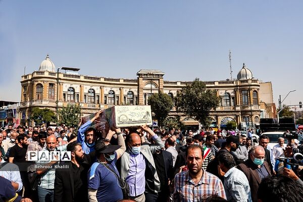 مراسم تشیع شهید گمنام