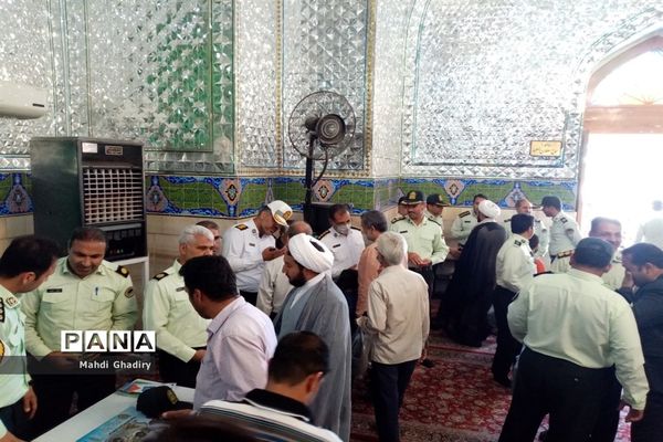 حضور مدافعان امنیت در نماز جمعه، کاشمر