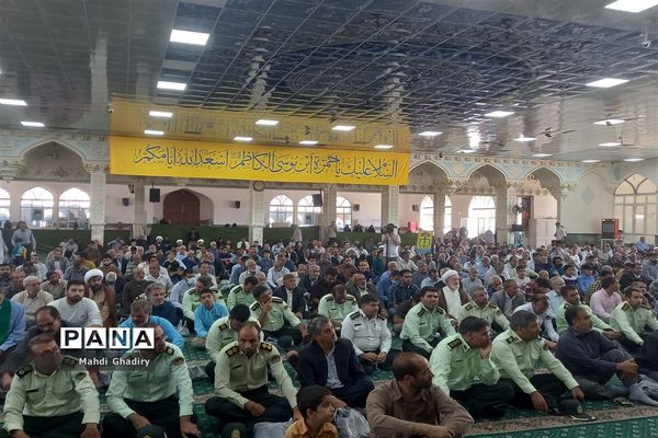 حضور مدافعان امنیت در نماز جمعه، کاشمر