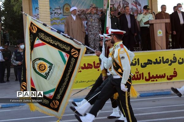 صبحگاه مشترک یگان‌های نمونه نیروهای مسلح استان سمنان