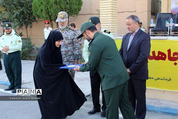 صبحگاه مشترک یگان‌های نمونه نیروهای مسلح استان سمنان