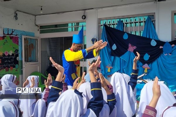 آموزش مصرف بهینه آب در دبستان حضرت زهرا(س)رودهن