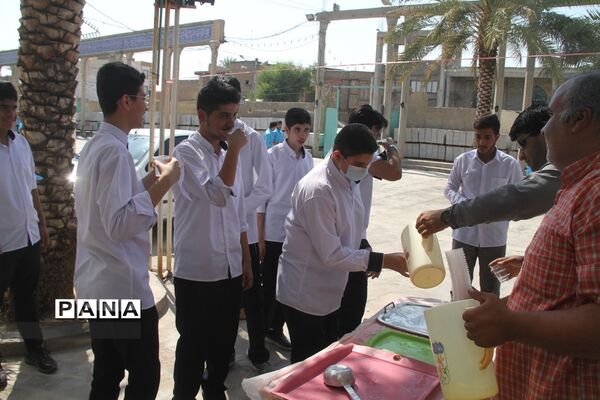 طرح نور چشم، نماز جماعت دانش‌آموزی در شهرستان بهبهان