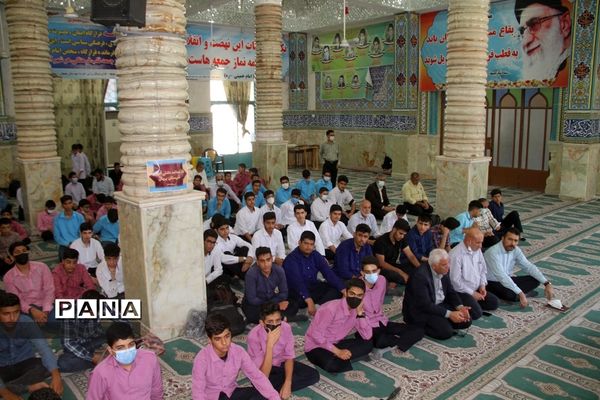 طرح نور چشم، نماز جماعت دانش‌آموزی در شهرستان بهبهان