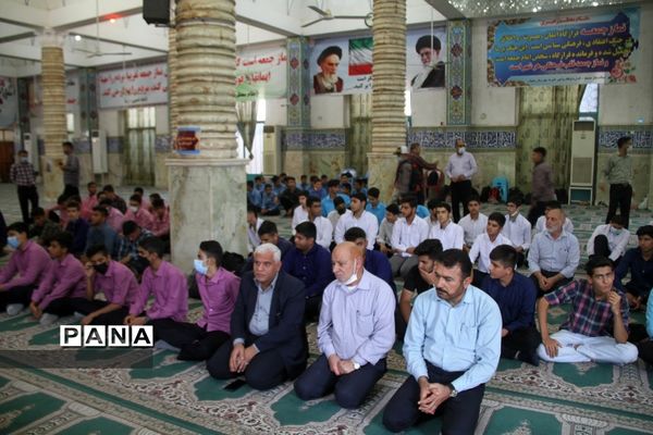 طرح نور چشم، نماز جماعت دانش‌آموزی در شهرستان بهبهان