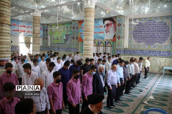 طرح نور چشم، نماز جماعت دانش‌آموزی در شهرستان بهبهان