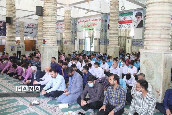 طرح نور چشم، نماز جماعت دانش‌آموزی در شهرستان بهبهان