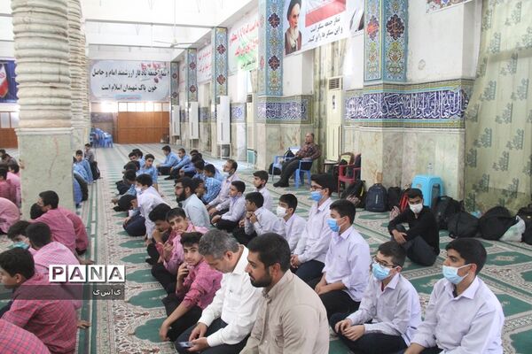 طرح نور چشم، نماز جماعت دانش‌آموزی در شهرستان بهبهان