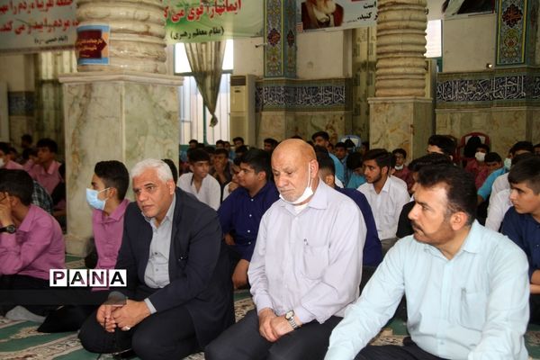 طرح نور چشم، نماز جماعت دانش‌آموزی در شهرستان بهبهان