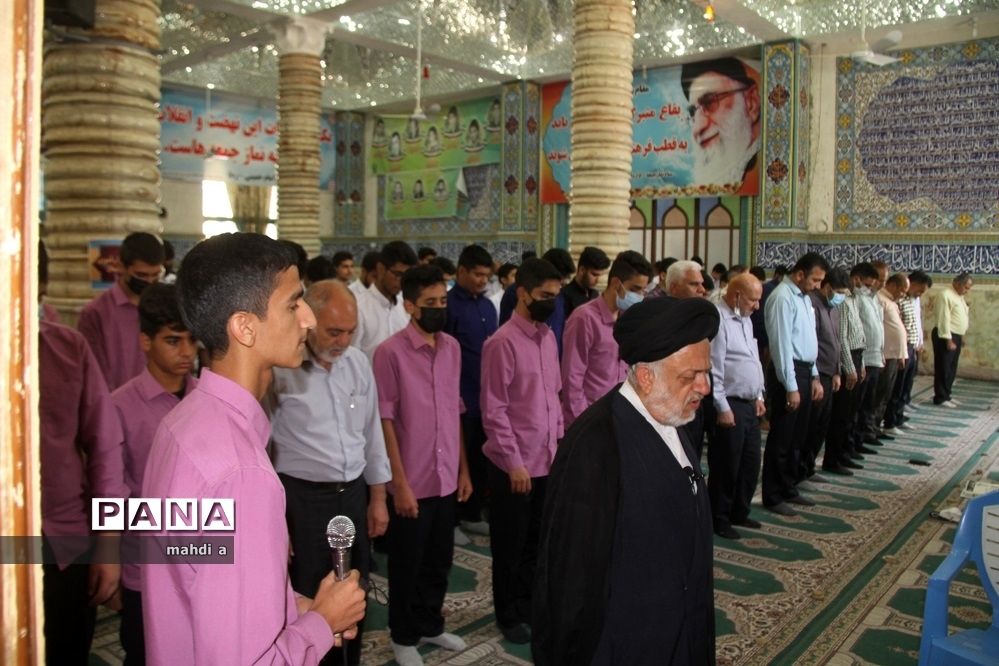 طرح نور چشم، نماز جماعت دانش‌آموزی در شهرستان بهبهان