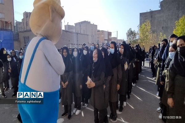 برگزاری طرح آموزش ایمنی مصرف‌کنندگان گاز طبیعی در دبیرستان مرضیه