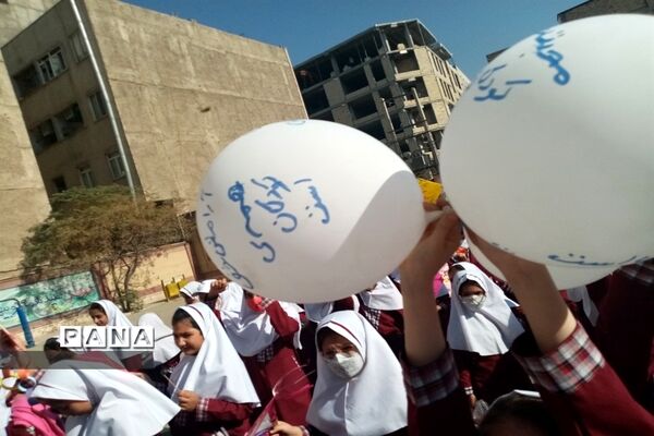 «حال خوش کودکی، رنگ خوش زندگی» در دبستان دخترانه سعادت شهرستان قدس