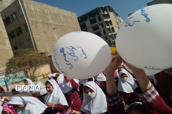 «حال خوش کودکی، رنگ خوش زندگی» در دبستان دخترانه سعادت شهرستان قدس