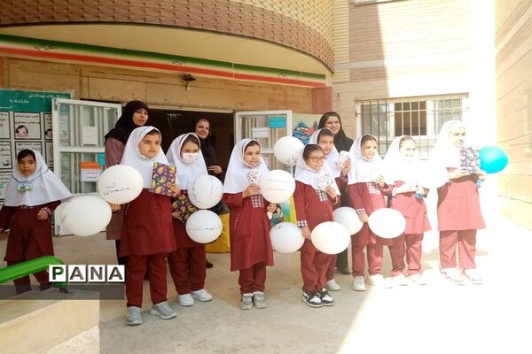 «حال خوش کودکی، رنگ خوش زندگی» در دبستان دخترانه سعادت شهرستان قدس