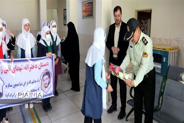 تجلیل از سبزپوشان جان بر کف نیروی انتظامی منطقه کهریزک