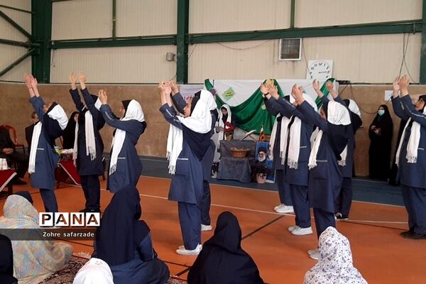 برگزاری مراسم طرح «نور چشم» در دبیرستان تربیت رودهن