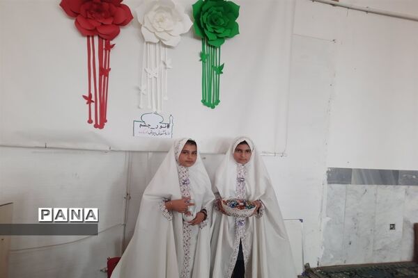 آیین برگزاری نماز جماعت دانش‌آموزی (طرح نور چشم) در ابرکوه