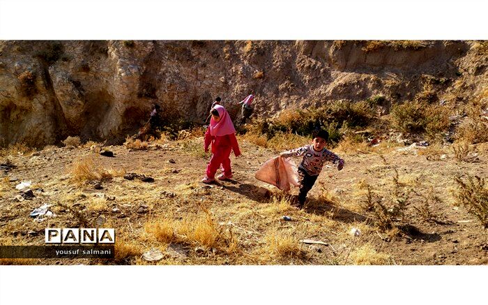 دانش‌آموزان روستای زگلیگ کوربولاغ اهر به یاری طبیعت شتافتند