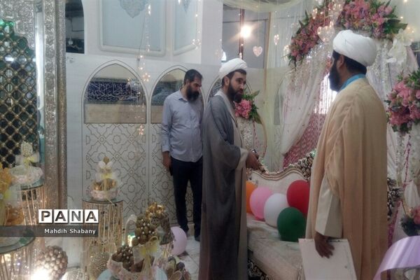 جلسه اخلاق کارگزاران نظام ورونمایی از اتاق عقد در امامزاده سید محمد (ع)کاشمر