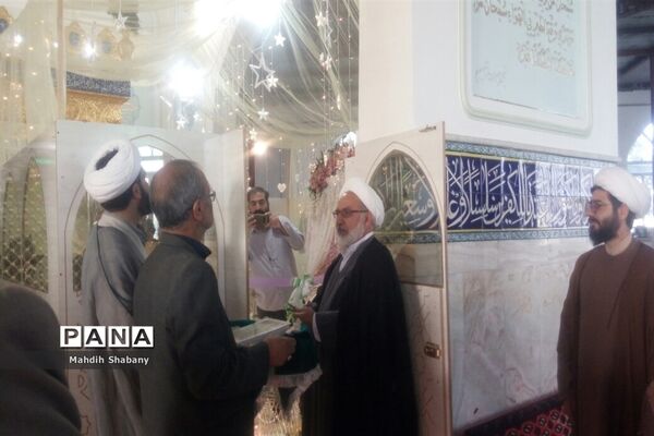 جلسه اخلاق کارگزاران نظام ورونمایی از اتاق عقد در امامزاده سید محمد (ع)کاشمر