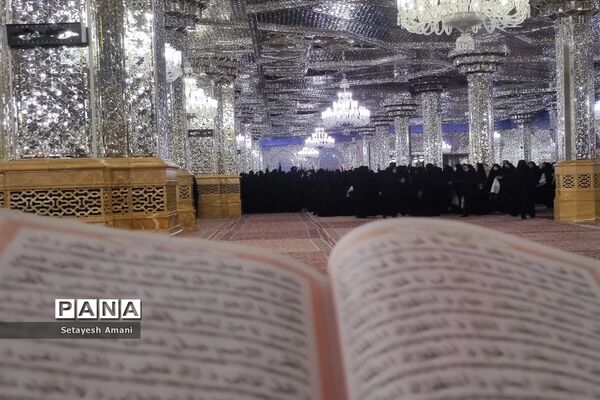 اردوی دبیرستان شاهد ارض اقدس در حرم مطهر رضوی