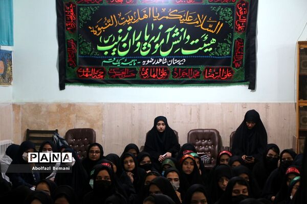 استقبال از شهید گمنام در دبیرستان شاهد رضویه قم