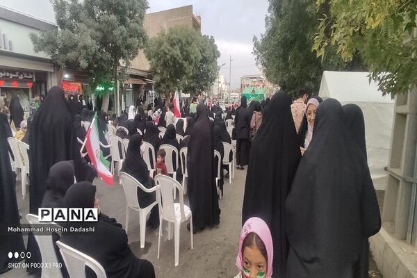 اجتماع بزرگ بانوان خرمدره در حمایت از حجاب و عفاف
