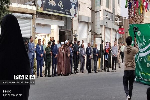 اجتماع بزرگ بانوان خرمدره در حمایت از حجاب و عفاف