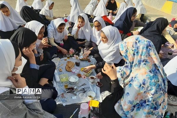طرح صبحانه سالم در دبستان میعاد فشافویه