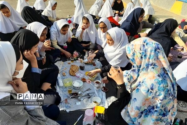 طرح صبحانه سالم در دبستان میعاد فشافویه