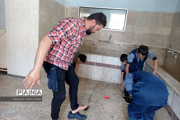 اجرای طر ح «نماز نور چشم » در دبستان ایمان رودهن