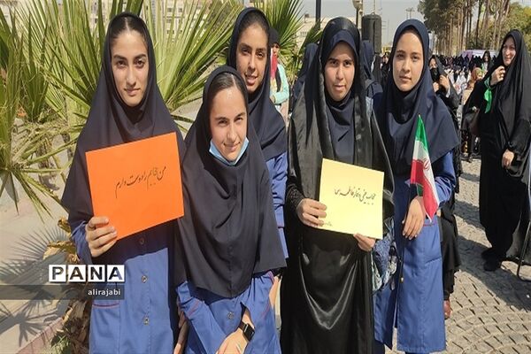گردهمایی پرشور بانوان فاطمی با حضور دانش‌آموزان دختر منطقه کهریزک