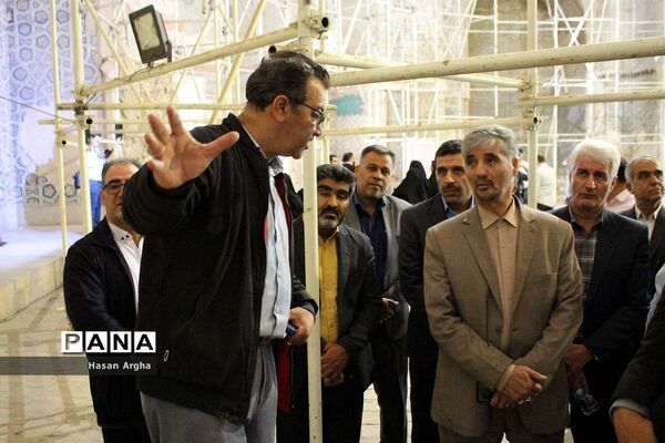 بازدید مدیران سازمان دانش‌آموزی استان‌ها از گنبد سلطانیه و حسینیه اعظم زنجان